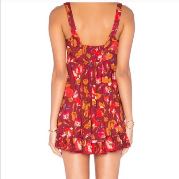 Free People 'Lattice Lovers' Slip Dress Medium - Picture 2 of 7